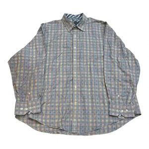 Johnston & Murphy Long Sleeve Button Down Shirt Size XXL